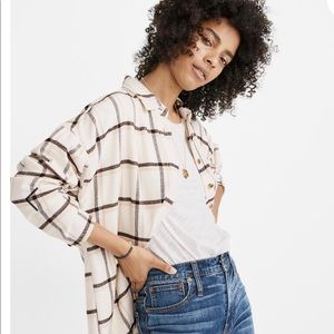 NWT Madewell Flannel Bromley Shirt